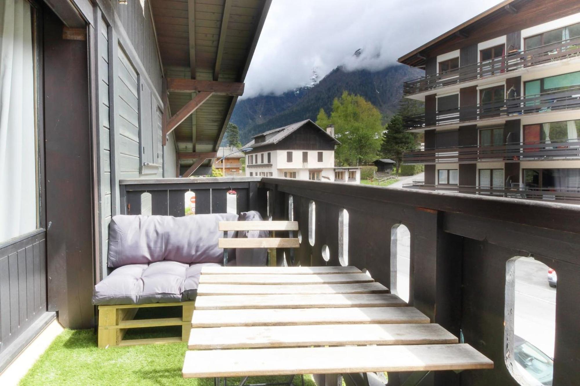 Les Dryades - Renove - Balcon Avec Vue Mt Blanc Ле Уш Екстериор снимка